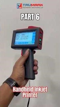 Handheld Inkjet Printing Machine Part 6