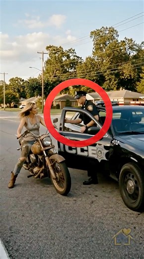 The Officer Who Replaced Her Motorcycle #shorts #respect