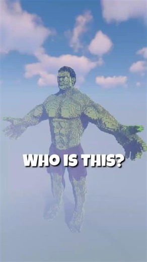 Is this the strongest hero ever built in Minecraft? 💚💥 #shorts #minecraft