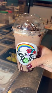 In love with this delicious Chocolate Crunchies Shake! #Don’t want to leave the house to get yours? Order online through one of our Delivery Partners 🏎️ #TheRainbowRolls #CenterMoriches 📍 333 Main Street, Center Moriches ⏰ Open till 11 PM 🔎 Find us on DoorDash, Uber Eats & Grubhub | The Rainbow Rolls