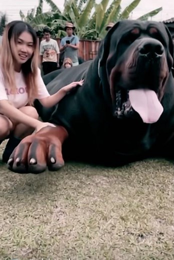 Biggest Rottweiler Ever 🤔😳😳