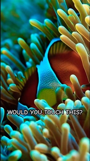 Why nothing eats a Clownfish? #clownfish #nemo #shorts