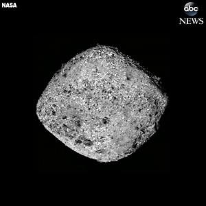 67K views · 688 reactions | COSMIC EXPLORER: Two years after launch from Cape Canaveral, NASA’s Osiris-Rex spacecraft has arrived at the ancient asteroid Bennu, about 76 million miles away. After it pulled within 12 miles of the diamond-shaped space rock, OSIRIS-REx sent back these images. No spacecraft has ever orbited such a small cosmic body. https://abcn.ws/2RCXkrE | ABC News | Facebook
