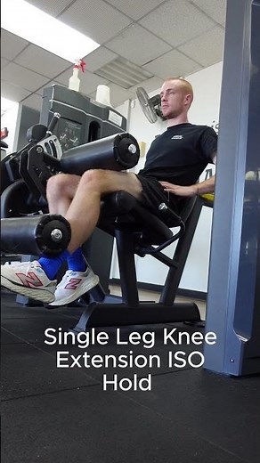 Single Leg Knee Extension Isometric Hold (60 degrees)