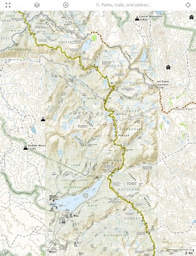 National Geographic John Muir Trail (JMT) map is now available. The map is filled with nuggets of information on where to camp, water resources, and campfire restrictions. Here's a step-by-step guide on adding the base map. http://bit.ly/2JeziPj | Gaia GPS