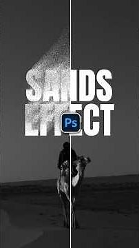 🔥 Create a Particle Text Effect in Photoshop! #shorts