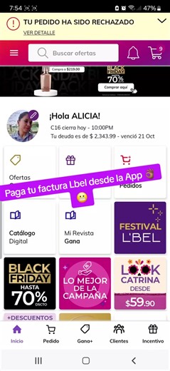Cómo pagar tu factura de Belcorp desde la App