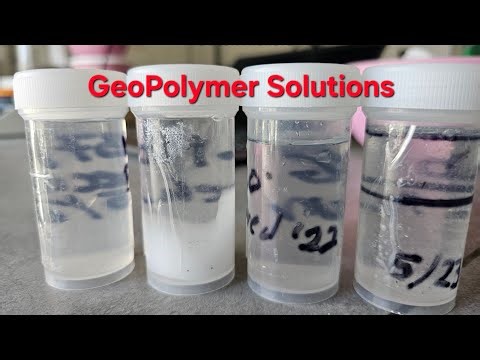 GEOPOLYMER Solutions and Waterglass | for Metakaolin, Fly Ash, Slag, Mortar and Concrete 🔥