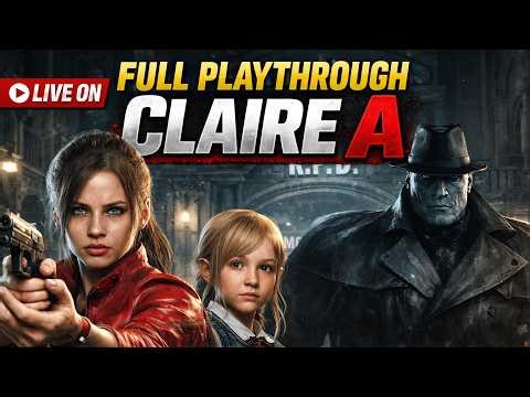 LIVE 🔴 Claire A Full Playthrough – Resident Evil 2 Remake Indonesia