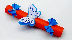 Beautiful Handmade Envelope Happy New Year 2020 Card Idea - How to make New Year 3D Pop Up Card How To Make A Paper Gift Card For Happy New Year DIY Greeting Cards for New Year Handmade Easy Greetings Card for Happy New Year Beautiful Handmade Happy New Year 2020 Card Idea. #newyearcard2020 #happy #newyear #newyearsale #happynewyear | Entertaining Arts