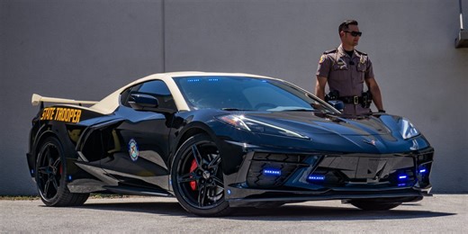 The Florida Highway Patrol Now Has a C8 Corvette Patrol Car