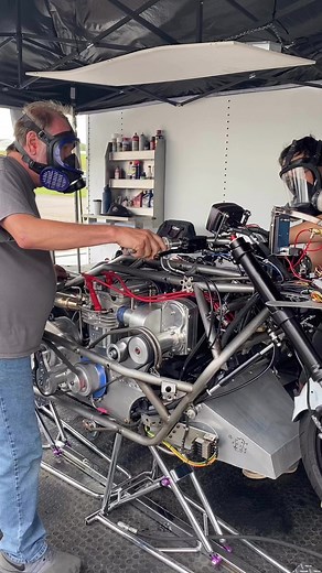 3.7K views · 74 reactions | New Top Fuel Bike Fire Up! | CycleDrag | Facebook