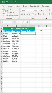 2.2K views · 12 shares | CONCAT PROPER formula in excel | Time to Office | Facebook