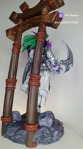 Тиранда Шелест Ветра: Эпичная 3D фигурка! 🔥 #wordofwarcraft #wow #3dprinting