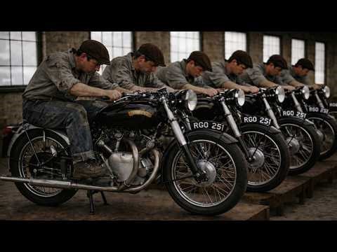 Inside the 1955 Vincent Rapide Factory: How Britain Built the World’s Most Feared Motorcycle