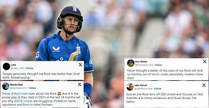 "People genuinely thought Joe Root was better than Virat Kohli. Embarrassing" - Fans roast England star for dismal showing against Australia