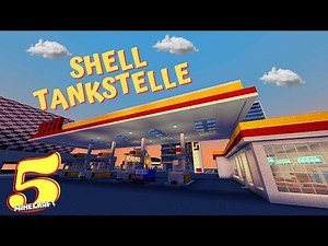 Minecraft We're building a Shell gas station #005 ► The car wash