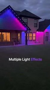 256K views · 534 reactions | Smart Permanent Outdoor Holiday Light ️ Illuminate every day your way. Create your own patterns or choose from over 100 presets. Get your now: https://springmart247.com/led-rgb-rainbow-12 | Mustard | Facebook