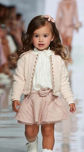 Cute Baby Girl Modeling on Runway | Kids Fashion Walk 2025
