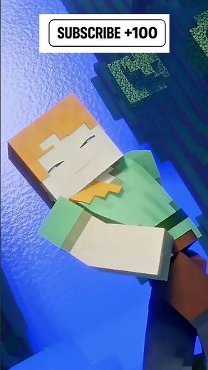 Steve & Alex Running… But The Ending Is Unexpected 😱 #minecraft #stevecomeback