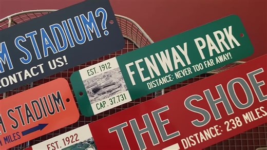 Fenway Park Custom Street Sign for Boston Red Sox Fan, Personalize Distance to Fenway Park, Boston Fan, Red Sox Fan, Baseball - Etsy