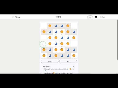 LinkedIn Tango Answer Today – Puzzle #525 | 16 March 2026