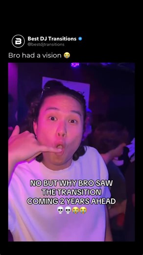 DJ Transitions | Tricks | Mashups on Instagram: "Did you see it too? ⬇️ Love DJ transitions? Follow @bestdjtransitions 🎧 Credit: @lollibus_ #dj #transition #nightlife"