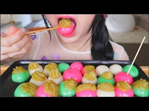 ASMR DANGO | MOCHI | CHEWY RICE CAKES | EATING SOUNDS | NO TALKING
