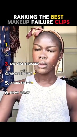Ranking TikTok Makeup Fails That Are Actually Hilarious #shorts #makeup #fails