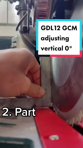 Setting Standard Vertical Miter Angle on Bosch GCM 12 GDL