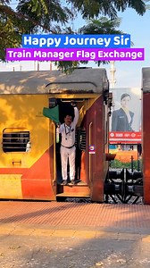 Happy Journey Sir Train Manager Flag Exchange with Alp 👨‍✈️🏁😍❤️ | Railway Star 5