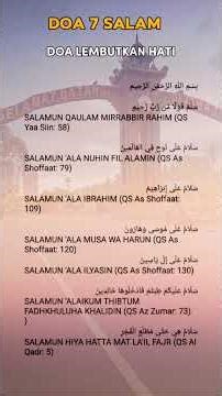 Doa 7 Dalam Doa melembutkan hati #fyp #shortvideo #doa #hati #kalbu #share #shorts #magelang #art