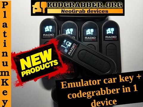 New Device PlatinumKey Radio (Code grabber + Emulator car key in 1 device