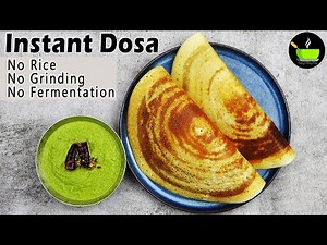 Instant Dosa Recipe | Breakfast | Sooji Dosa Recipe | How to make instant dosa without fermentation