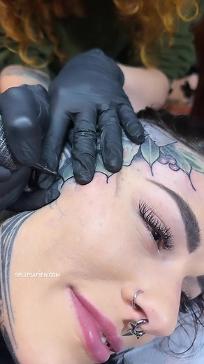 139K views · 1.9K reactions | If you like it or not, that is none of my business. 浪 I’m always excited for this ever-evolving journey and grateful to experience life with such creative friends. I had a great birthday getting tattooed at The Prominent Goat by Sierra Everly Latham. Stay true to yourself, my friends! 﫶珞 #tattoolife #tattooing #headtattoo #facetattoo #androgynous #beyourself | Kay Komodo | Facebook