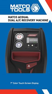 Beat that summer heat 🔥 and keep the AC running cool with the ACDUAL Dual Recovery Machine ❄️ Talk to your distributor for more information! #matco #tooltruck #matcotools | Matco Tools