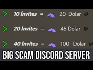 Exposing a Scam Discord Server Full Of Fake Discord Nitro and Invite Rewards