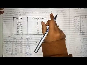 Calculate mean and standard deviation || Ignou bcs040