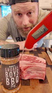 616K views · 1.7K reactions | Stop letting your steak sit at room temperature. It will never REACH ROOM TEMPERATURE. In almost 2 hours the internal temperature of this steak went up approximately 15° #groarkboysbbq #steak #marchmadness #bbq | Matthew Groark | Facebook