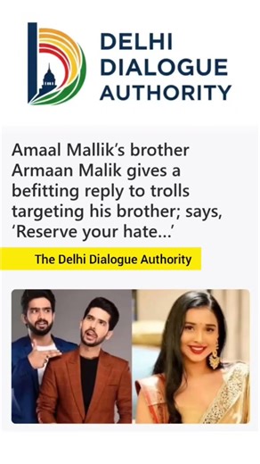 Amaal Mallik’s brother Armaan Malik gives a befitting reply to trolls targeting his brother #shorts