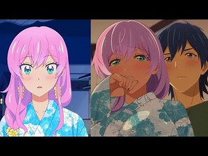 jirou helps akari to put on her yukata~~ |More Than a Married Couple, But Not Lovers Ep. 07