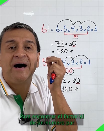 Cómo encontrar el factorial de un número, te lo explico de una manera sencilla.#luiseduque #numerofactorial #matematica | Luis Eduque