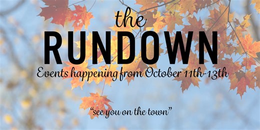 The Rundown: Fall festivities & festivals fill the weekend