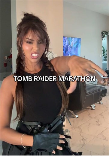 LIVE 6pm est!! TOMB RAIDER MARATHON! NOT GETTING OFF TILL I BEAT THE GAME #tianamusarra #fyp #marathon #tombraider