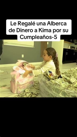 Regalé una Alberca de Dinero a Kima por su Cumpleaños