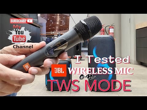 JBL Wireless mic - Tested to JBL Partybox TWS Mode
