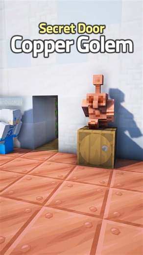 만두민 ManDooMiN on Instagram: "Minecraft Copper Golem Secret Door😲 ============= Shader Pack: BSL v10.0 Resource Pack: Prime's HD Texture ============= #minecraft #minecraftbuilds #minecraftbuild #minecrafthouse #minecraftmemes #minecraftinterior #minecrafters #마인크래프트 #minecraftredstone #minecraftarchitecture #minecraftart #minecraftonly #minecraftbedrock #minecraftideas #minecraftmods #minecraftfarm #minecraftbuildings"