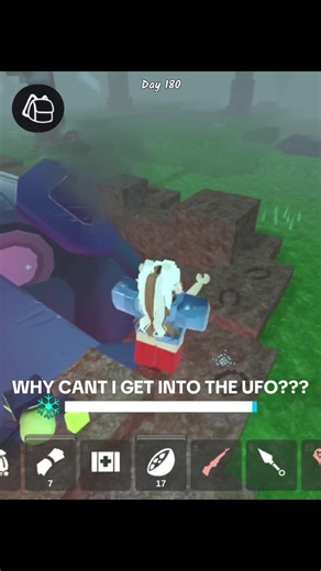 Struggling to Enter the UFO in 99 Nights