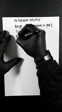 Ad Populum (Appeal to Authority) Explained #appealtoauthority #adpopulum