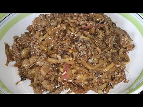 Adobong Puso ng Saging / Lutong Pinoy / Panlasang Pinoy